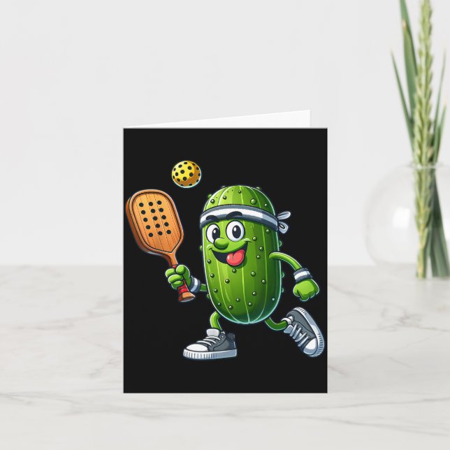 Cartão Funny Ckleball Player Paddleball Lover  (Frente)