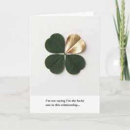 Cartão Funny Clover Relationship Card – Luxury