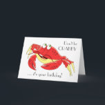 Cartão Funny Crab<br><div class="desc">Funny Crab</div>