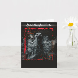 Cartão Funny Creepy Halloween Greetings