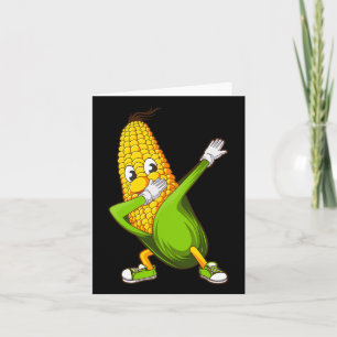 Cartão Funny Dabbing Corn Gift Cut Dancing Farms Homens W