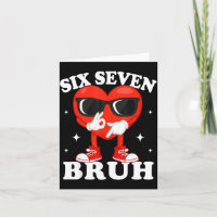 Funny Dabbing Heart Bruh 67 Meme Valentine's Day