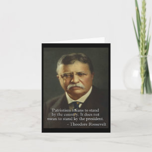 Cartão Funny Dank Meme Designs Theodore ' Roosevelt Meme