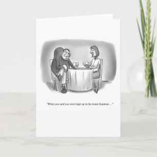 Cartão Funny Dating Humor Blank Greeting Card