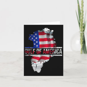 Cartão Funny Donald Trump American Flag Canadá