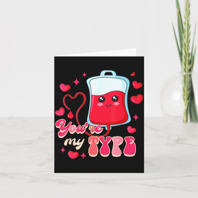 Cartão Funny Er Rn Nurse Nursing Valentine’s Day You're M (Frente)