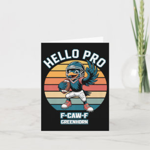 Cartão Funny F Caw F Futebol Crow Premium