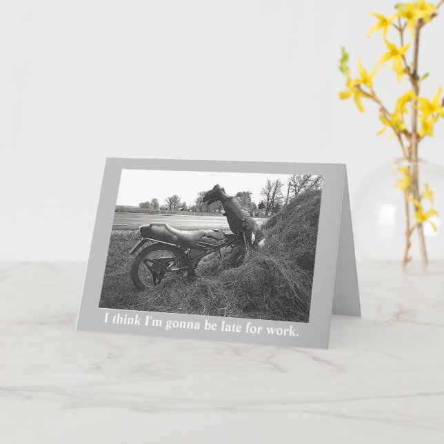 Cartão FUNNY/FAKE accident/customizable text Card (Flor Amarela)