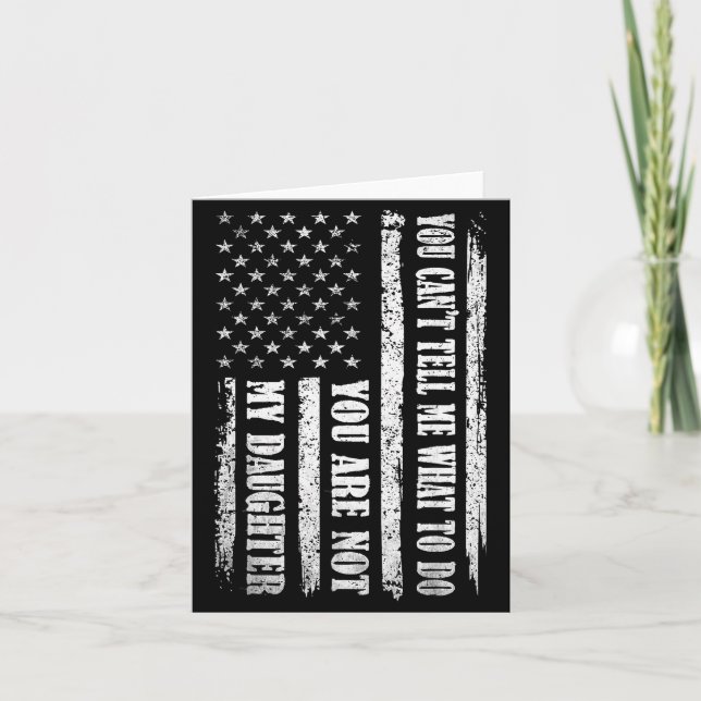 Cartão Funny Father Day Design For Daddy Papa Men From Da (Frente)