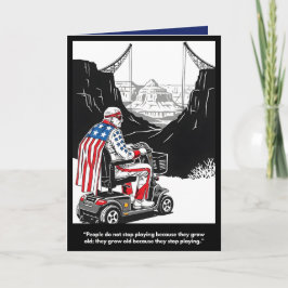 Cartão Funny getting older Birthday Card