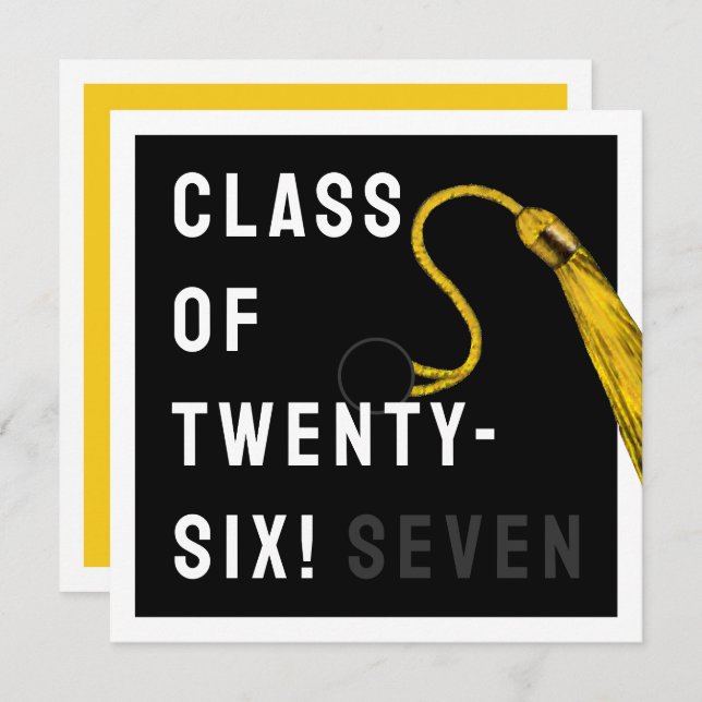 Cartão Funny Graduation 2026 (Frente/Verso)