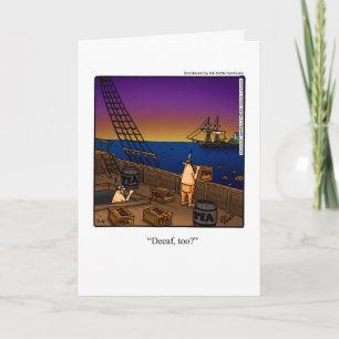 Cartão Funny Happy Fourth Of July Holiday Card