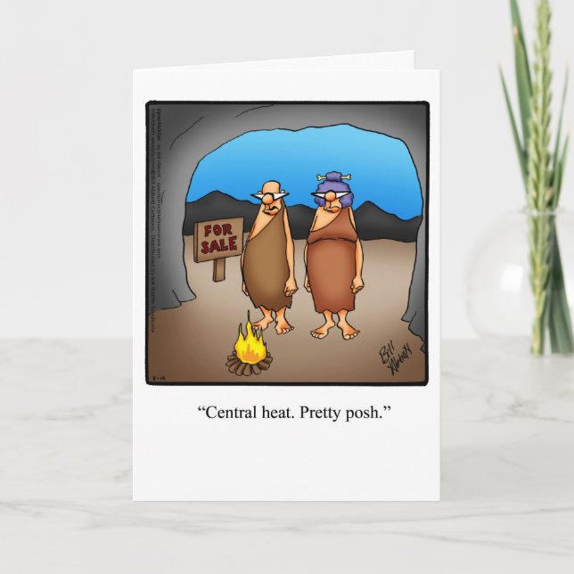 Cartão Funny Homeholder Parabéns (Frente)