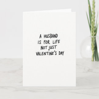 Cartão Funny Husband Love All Year Card