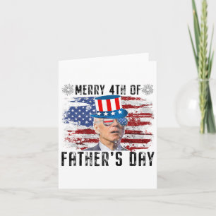 Cartão Funny Joe Biden 4 De Julho Feliz 4 De Pais D
