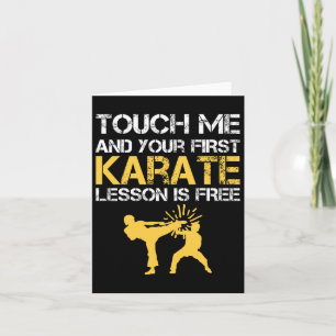 Cartão Funny Kyokushin Karate