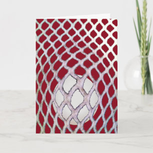 Cartão Funny Lacrosse