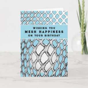 Cartão Funny Lacrosse Birthday