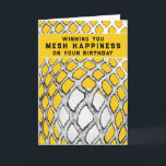 Cartão Funny Lacrosse Birthday<br><div class="desc">Cartão de aniversário de Lacrosse para jogador de lax ou treinador de equipe.</div>