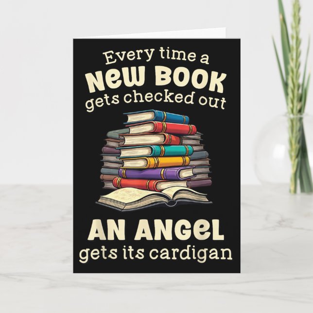 Cartão Funny Librarian Quote For Library Nerd  (Frente)