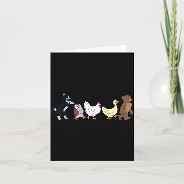 Cartão Funny Little Bear Birthday Graphic Y2k Bears Lover (Frente)