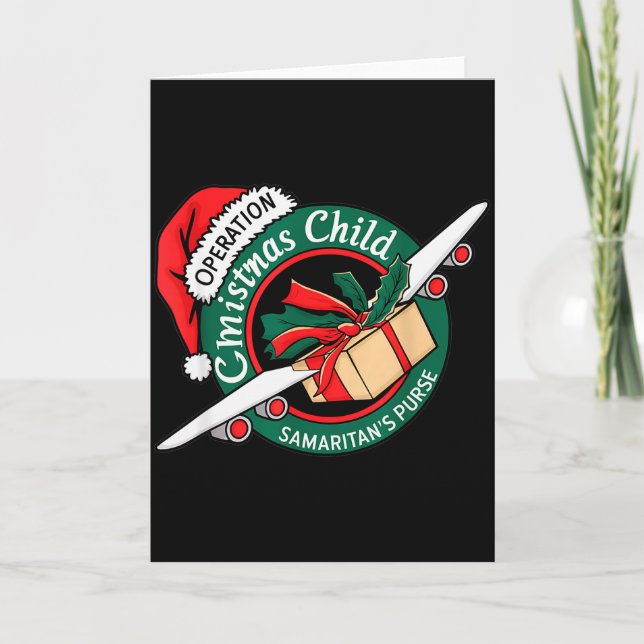 Cartão Funny Matching Christmas Operation Christmas Child (Frente)
