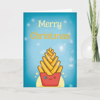 Cartão Funny Merry Christmas Folded Greeting Card