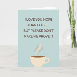 Cartão Funny Mother's Day Coffee Photo Card