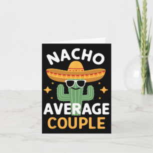 Cartão Funny Nacho Média Casal Cinco De Mayo Mexicano F
