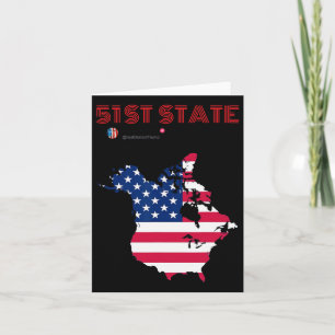 Cartão Funny O Canada 51rua State Trump Canada Meme Ameri