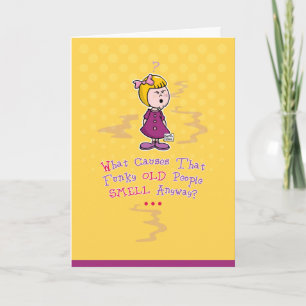 Cartão Funny Old Age Birthday Card