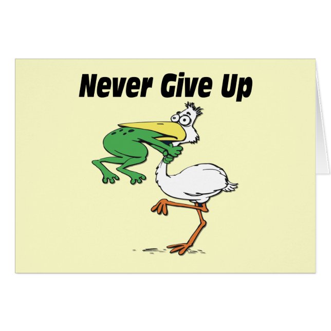 Cartão Funny Pelican (Frente Horizontal)