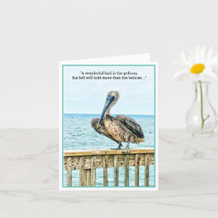 Cartão Funny Pelican NoteCard