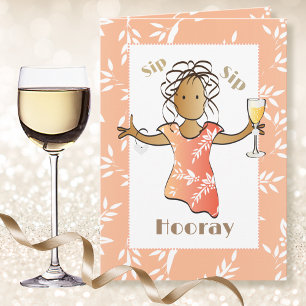 Cartão Funny Personalized Birthday Card for Her