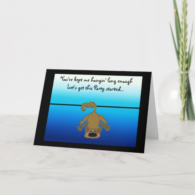 Cartão Funny Possum Birthday (Frente)