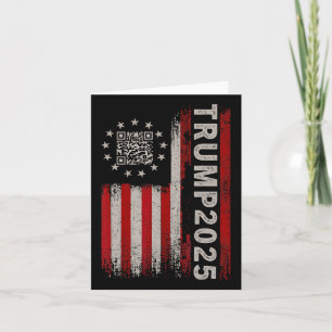 Cartão Funny Qr Presidente Trump 4547 Tee Trump Dancing C