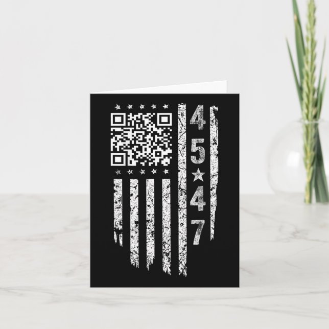 Cartão Funny Qr Presidente Trump Dance Code (Frente)