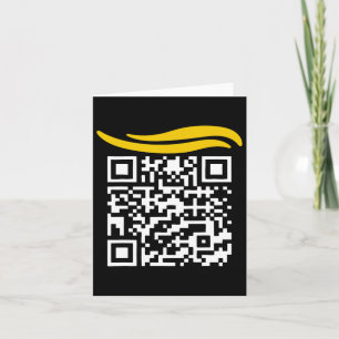 Cartão Funny Qr Presidente Trump Dance Code 1