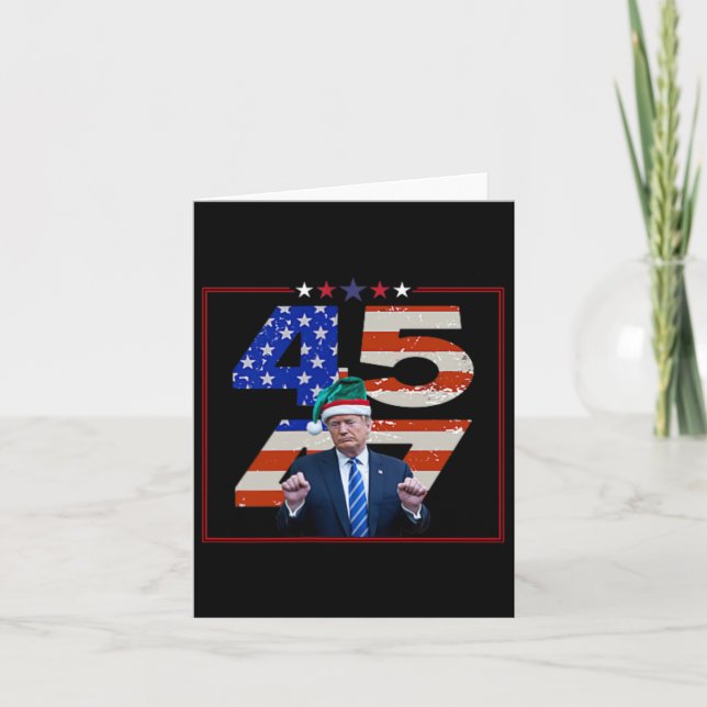 Cartão Funny Qr Presidente Trump Dance Code (em Byck) 8 (Frente)