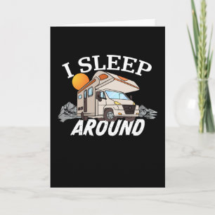 Cartão Funny RV Motorhome Camper van Owner Gift