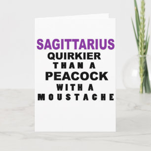 Cartão Funny Sagittarius Birthday Card