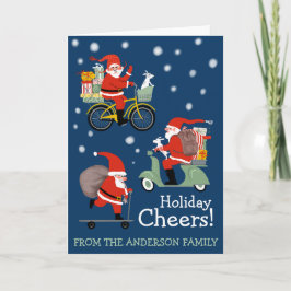 Cartão Funny Santa Special Delivery holiday