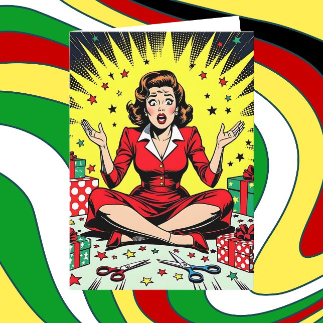 Cartão Funny Sarcastic Christmas Humor (Criador carregado)