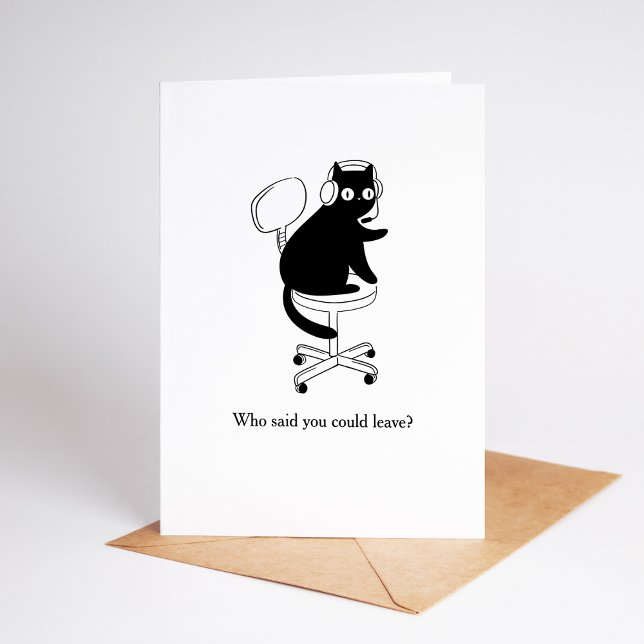 Cartão Funny & Sarcastic Congratulations on New Job Card (Criador carregado)