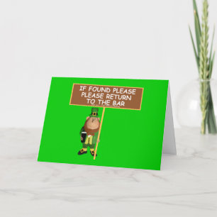 Cartão Funny St Paddy's Day