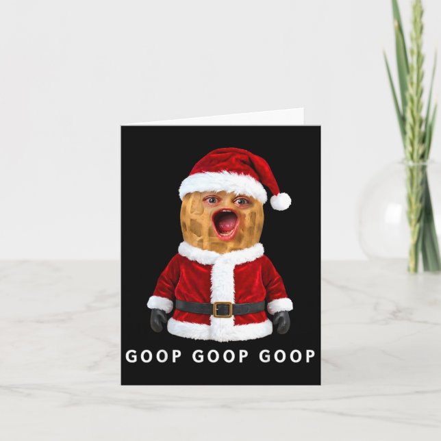 Cartão Funny The Burnt Peanut Goop Bungulator Christmas  (Frente)