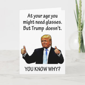 Cartão Funny Trump 2020 Eleição Aniversário