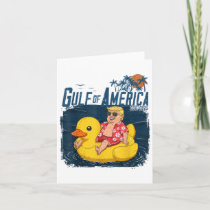 Cartão Funny Trump Chillin Golfo Dos Eua América Leste 20