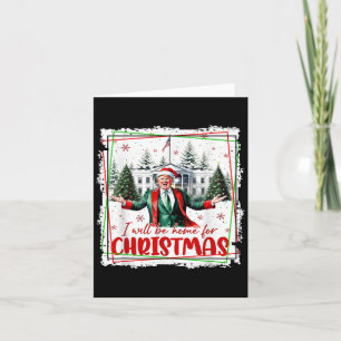 Cartão Funny Trump Daddys volta ao Natal 2024-2028