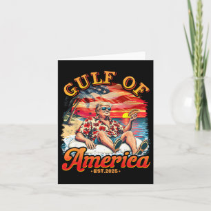 Cartão Funny Trump Golfo Dos Eua América 2025 Trump Merch